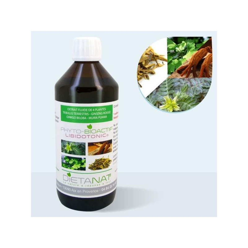Complexe LibidoTonic ® - 500ml Extrait de plantes fraiches