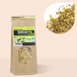 Sureau feuilles entières bio - 25gr Tisane médicinale