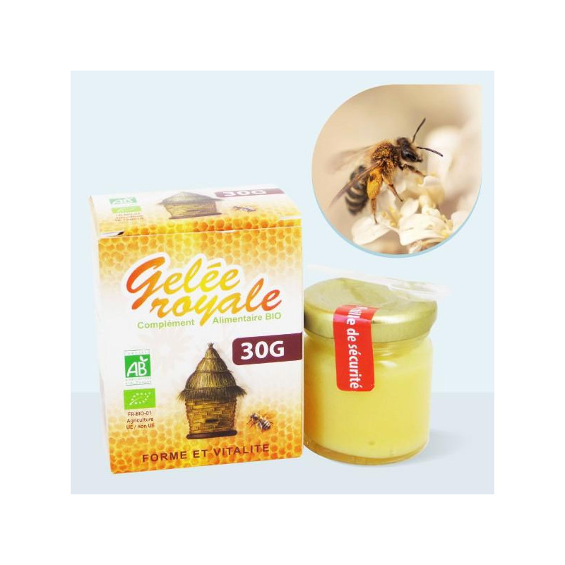 Gelée Royale pure bio Pot de 30g