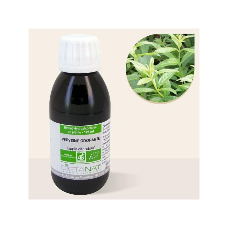 Verveine odorante bio - 125ml Teinture mère bio