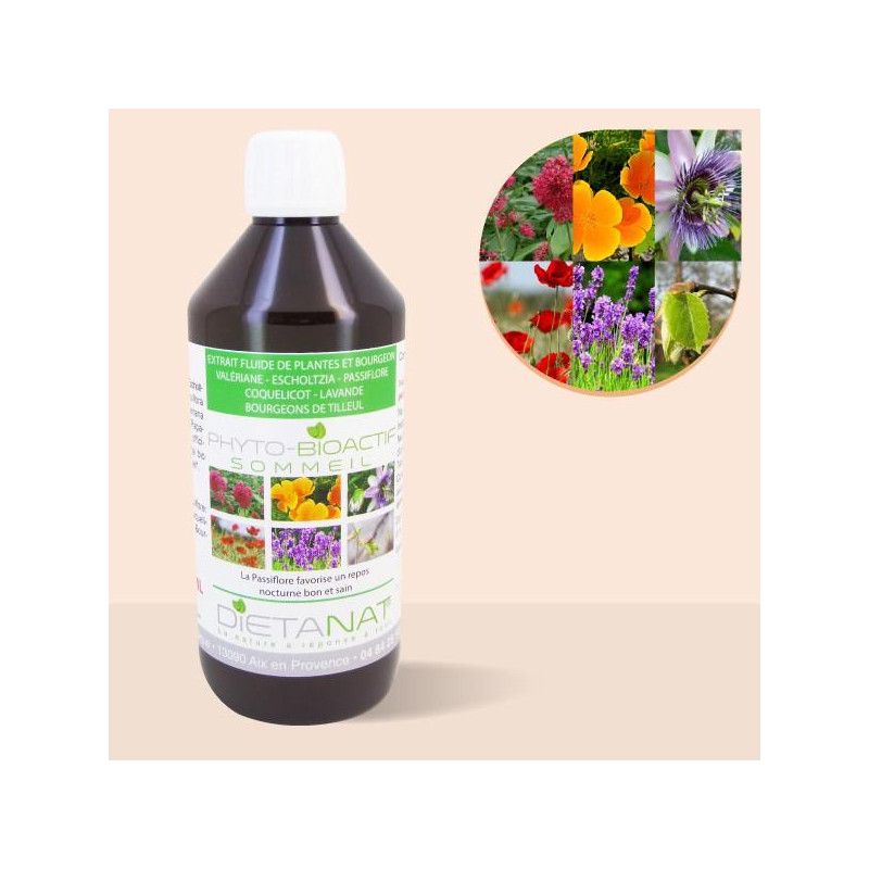 Complexe Sommeil - 500ml Extrait de plantes fraiches