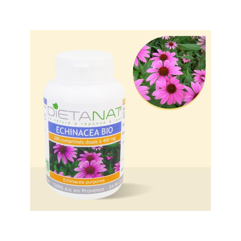 Echinacea bio - 200 Comprimés bio 400mg