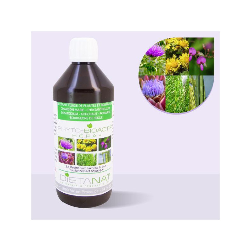 Complexe Hépa+ ® - 500ml Extrait de plantes fraiches