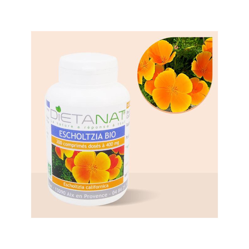 Escholtzia bio - 200 Comprimés bio 400mg