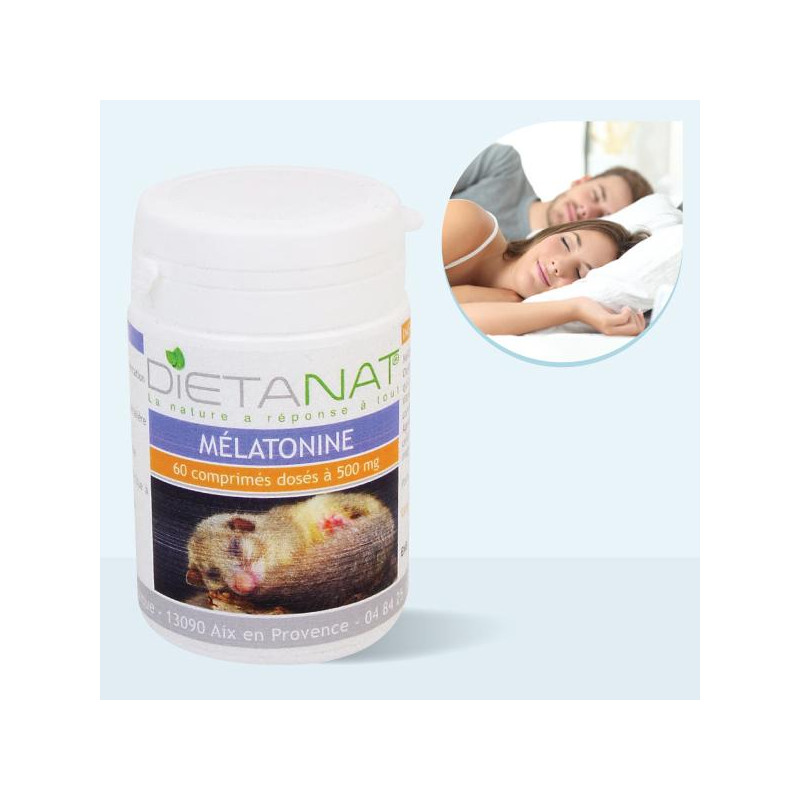 Mélatonine 1mg Magnésium Vitamine B6 - 60 Comprimés