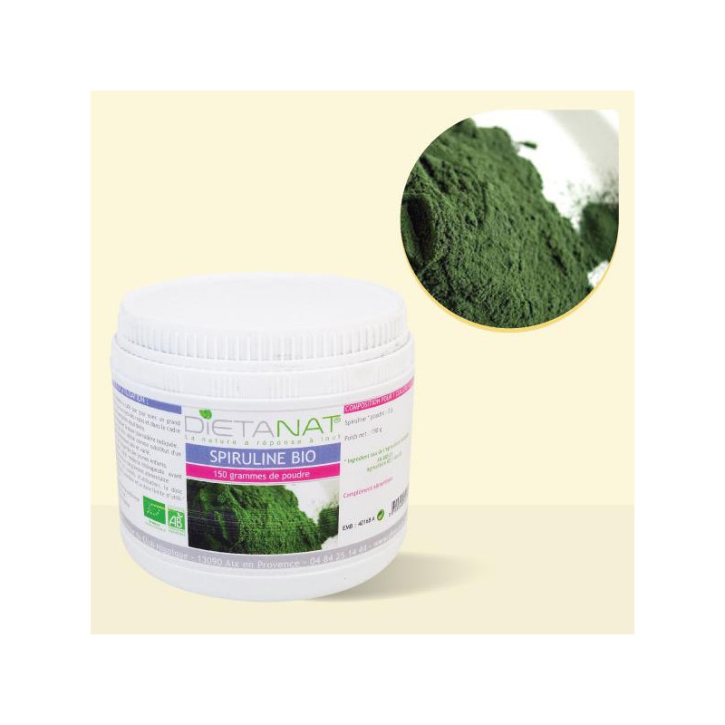Spiruline bio en poudre - 150gr - Poudre 