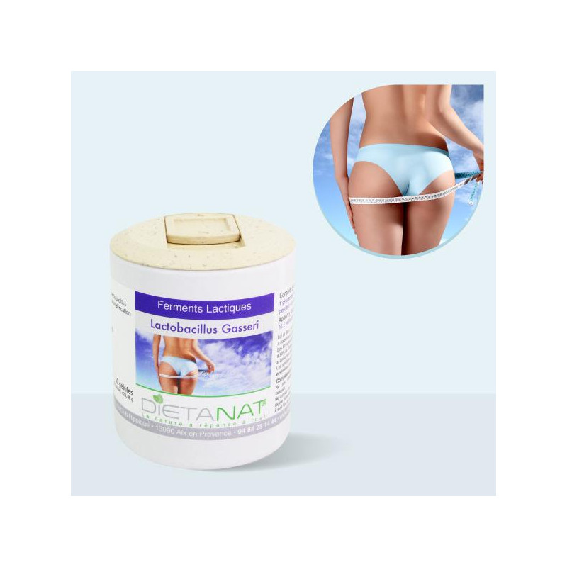 Lactobacillus Gasseri Probiotiques Ferments lactiques 34 milliards - 60 gélules végétales 