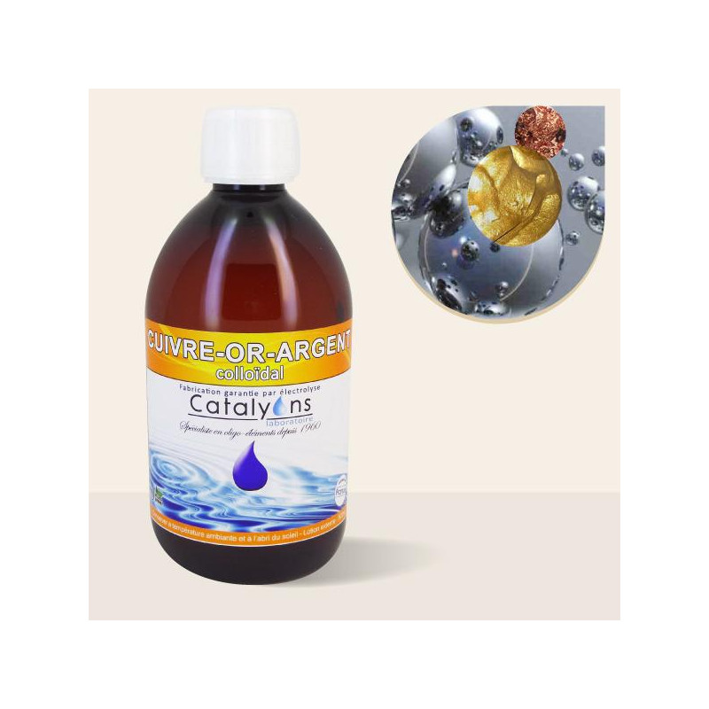 Cuivre Or Argent Colloïdal...