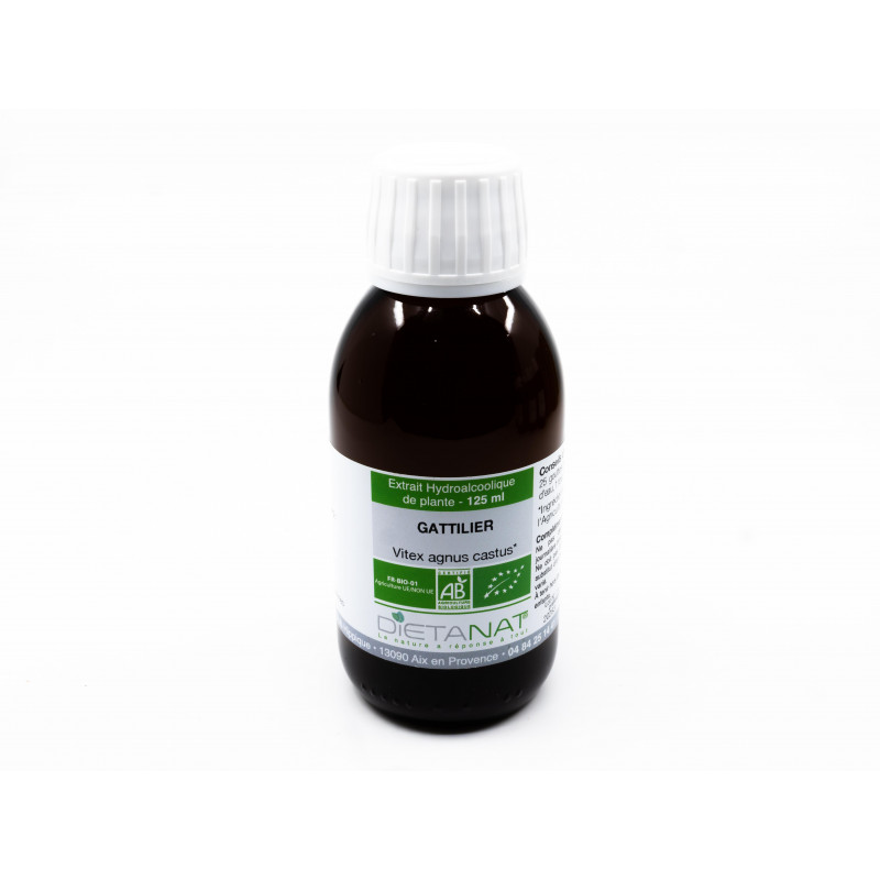 Gattilier bio - 125ml Teinture mère bio