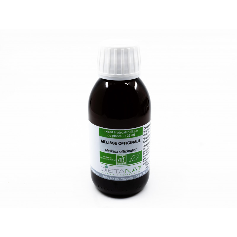 Mélisse bio - 125ml Teinture mère bio