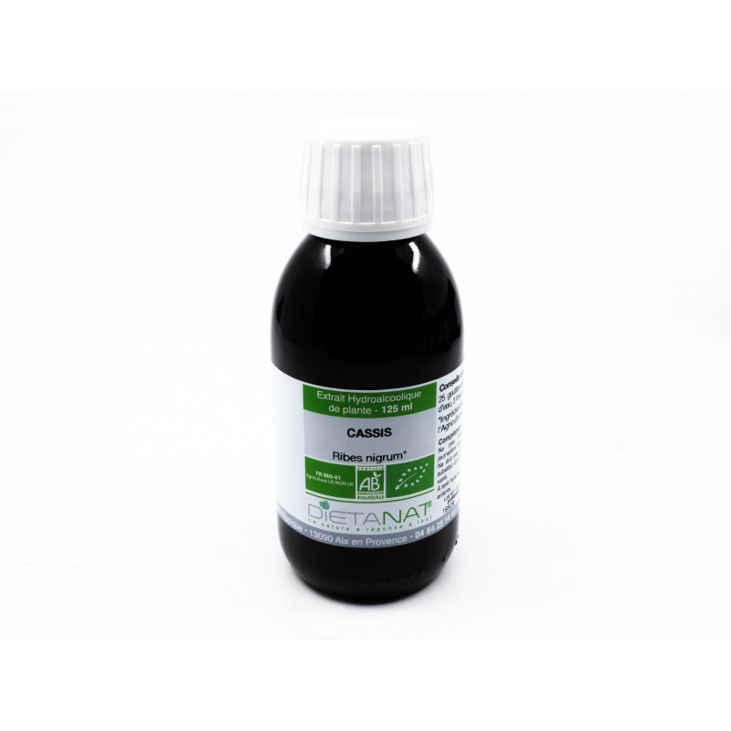 Cassis bio - 125ml Teinture mère bio