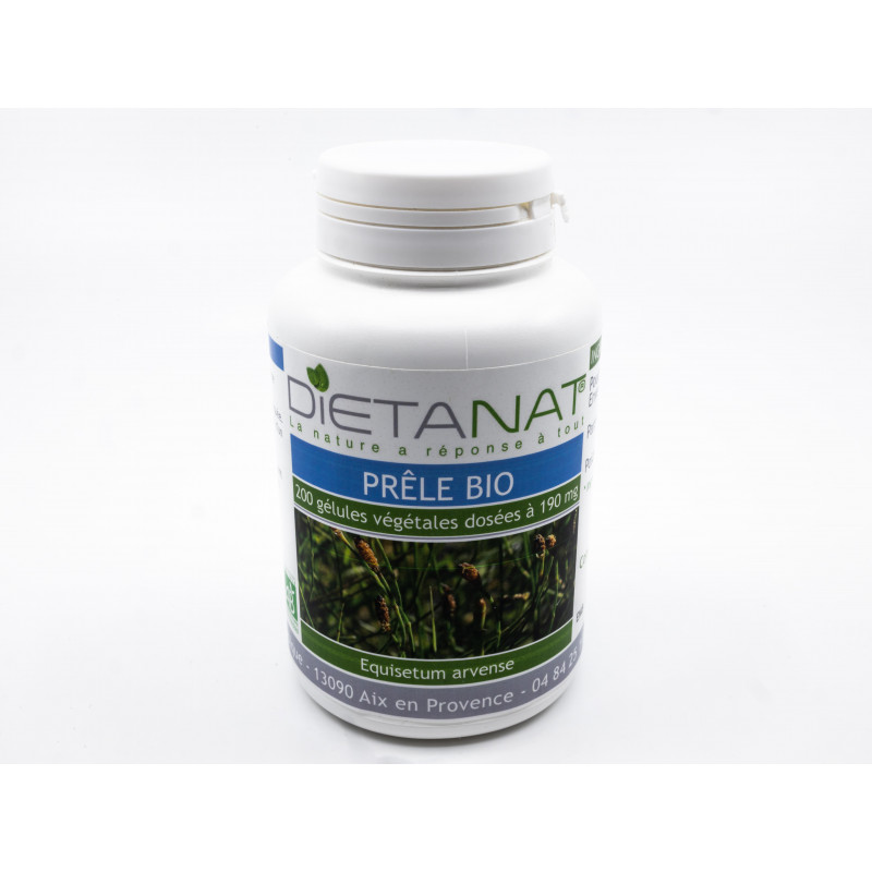 Prêle bio - 200 Gélules végétales bio 190mg