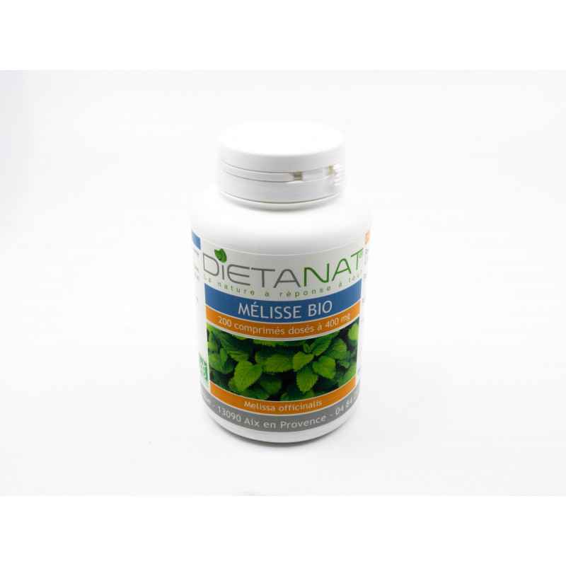 Mélisse bio - 200 Comprimés bio 400mg