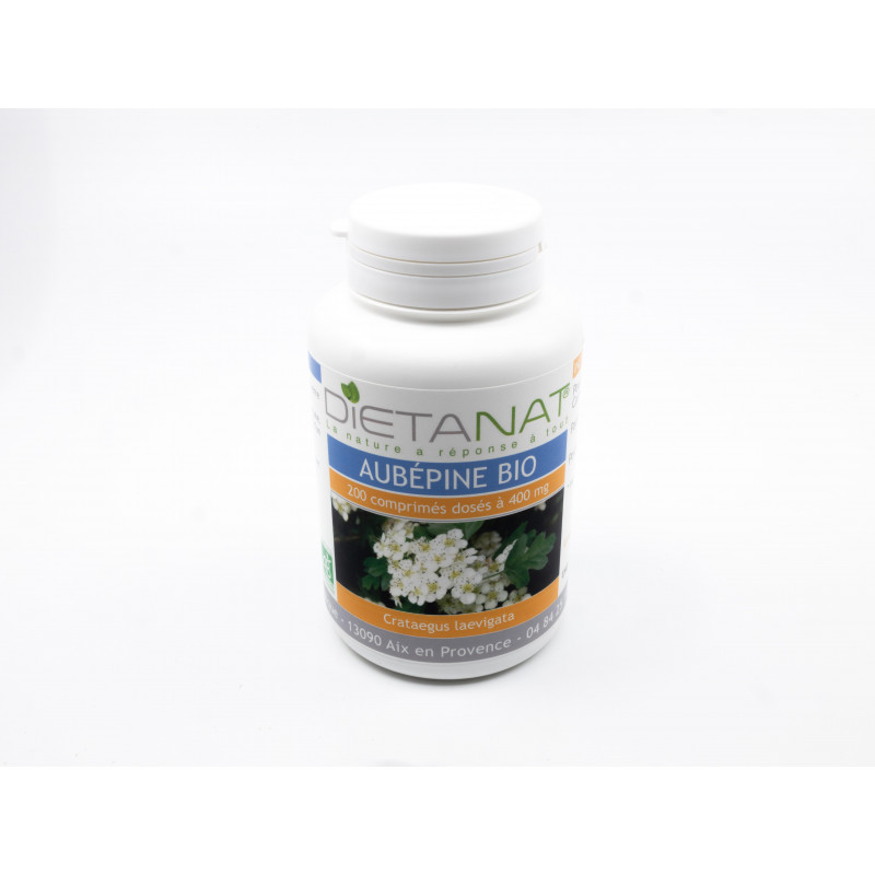 Aubépine bio - 200 Comprimés bio 400mg