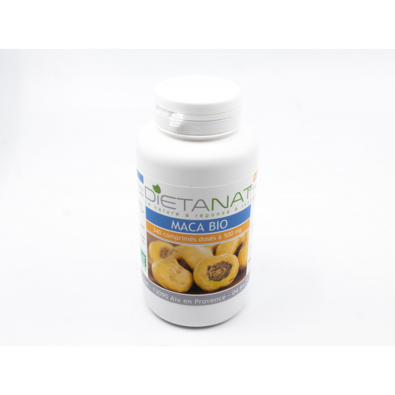 Maca bio du Pérou - 340 Comprimés 500mg
