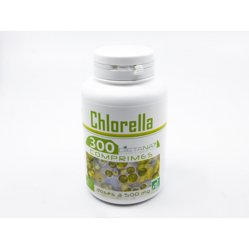Chlorelle ECOCERT - 300 Comprimés bio 500mg