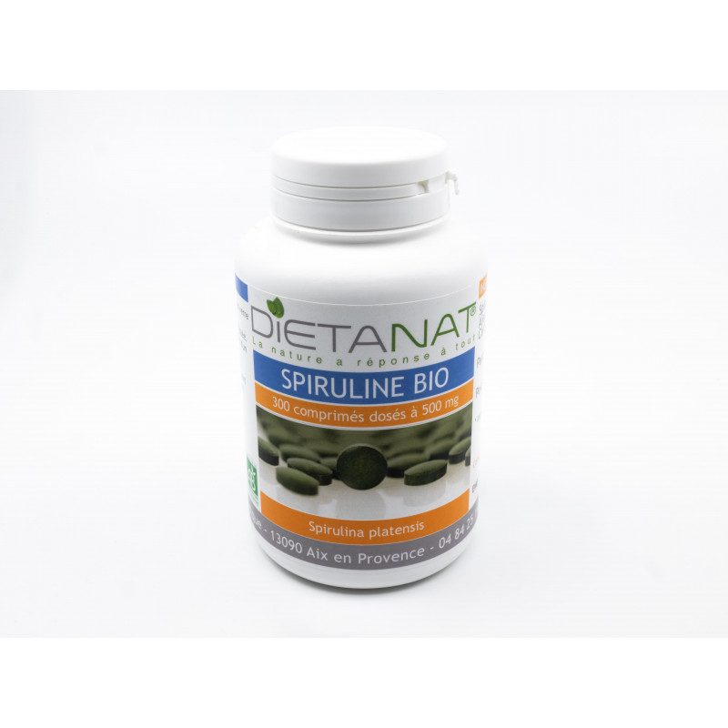 Spiruline BIO ECOCERT - 300 Comprimés 500mg