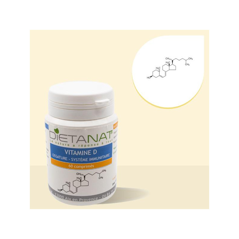 Vitamine D 5μg en comprimés