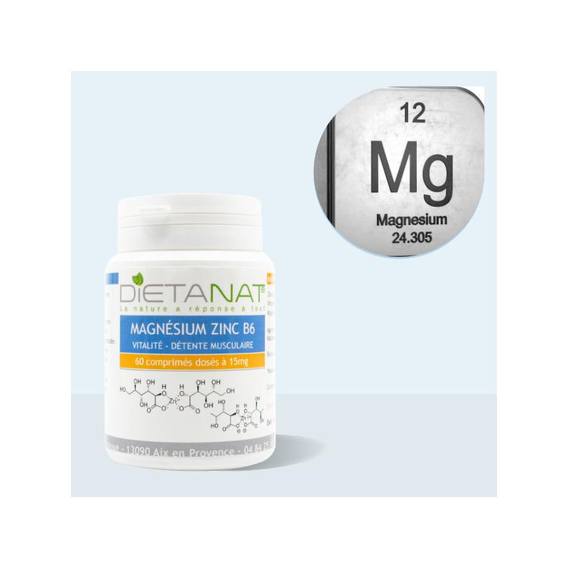 Zinc Magnésium & Vitamine B6 en comprimés
