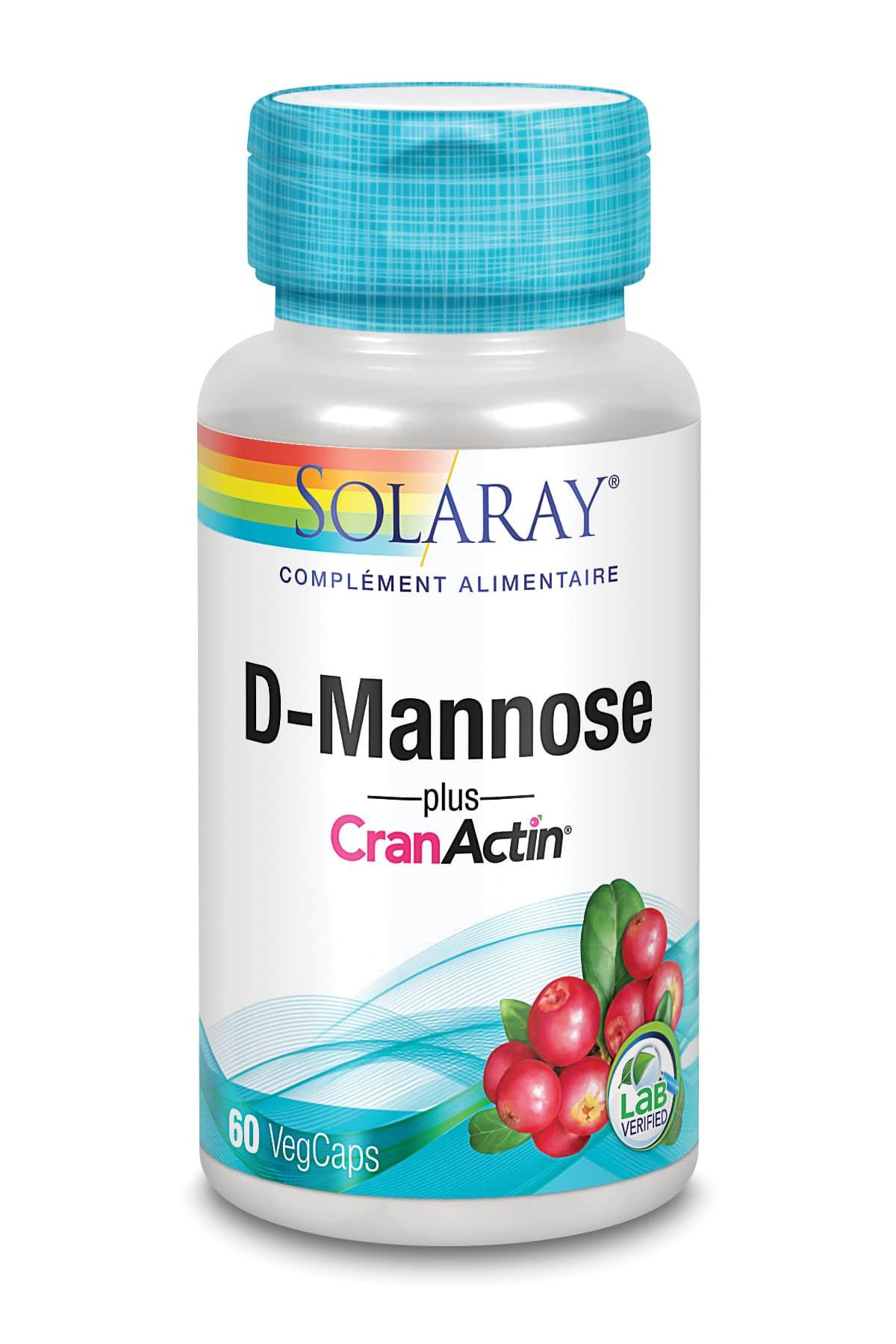 D-Mannose plus CranActin - 60 Capsules végétales
