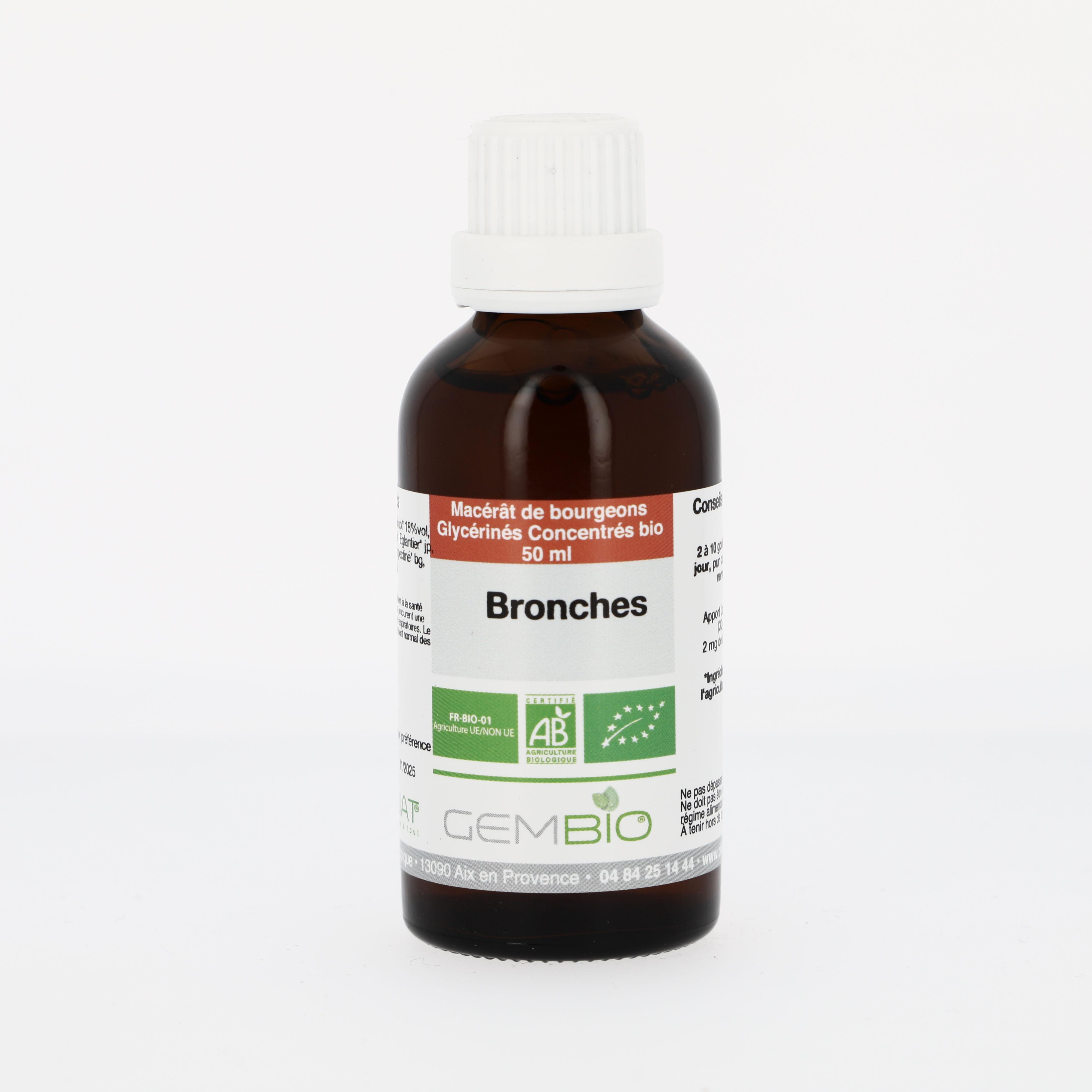 Bronches Bio Complexe extrait de bourgeons frais - 50ml Macérât concentré