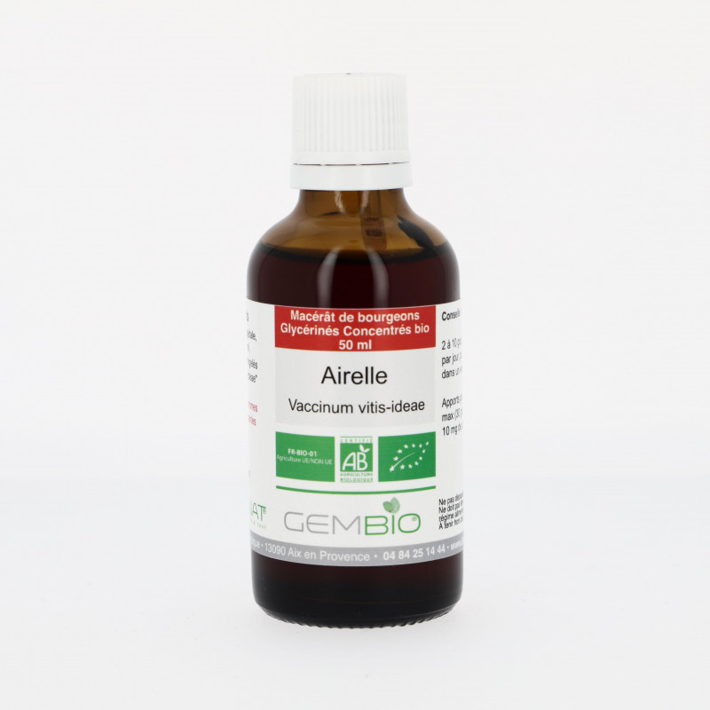 Airelle bio Extrait de bourgeons frais - 50ml Macérât concentré