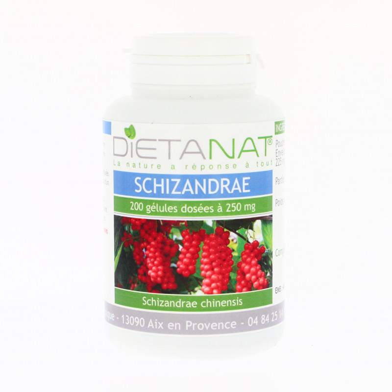 Schizandrae - 200 gélules de plantes 250mg