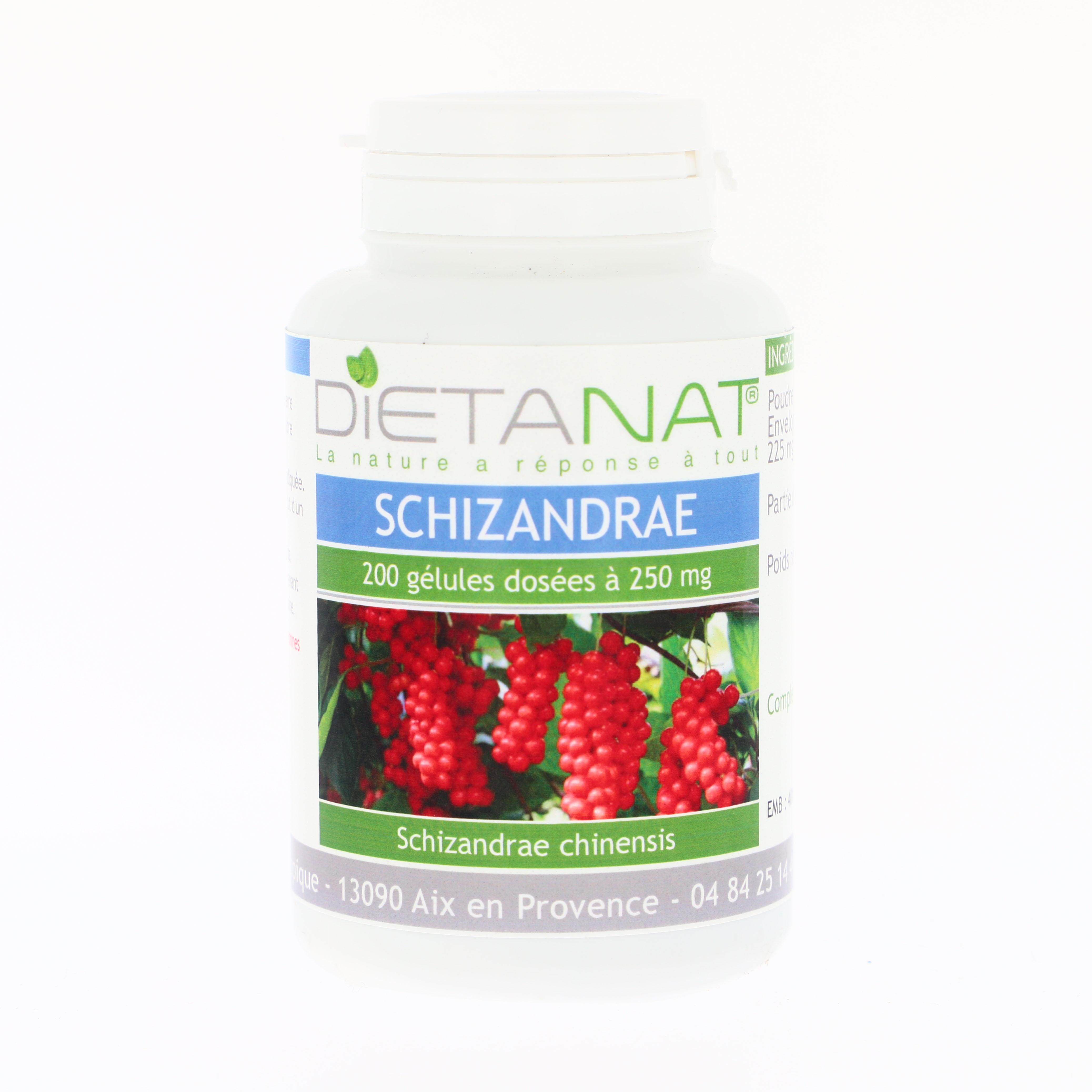 Schizandra - 200 gélules de plantes 250mg