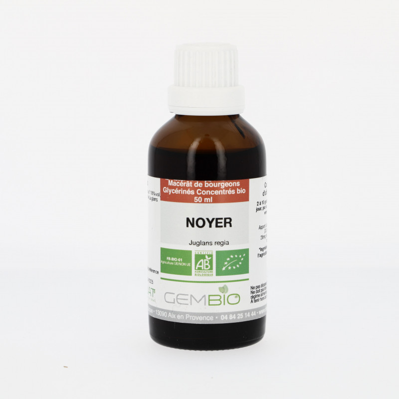 Noyer bio Extrait de bourgeons frais - 50ml Macérât concentré