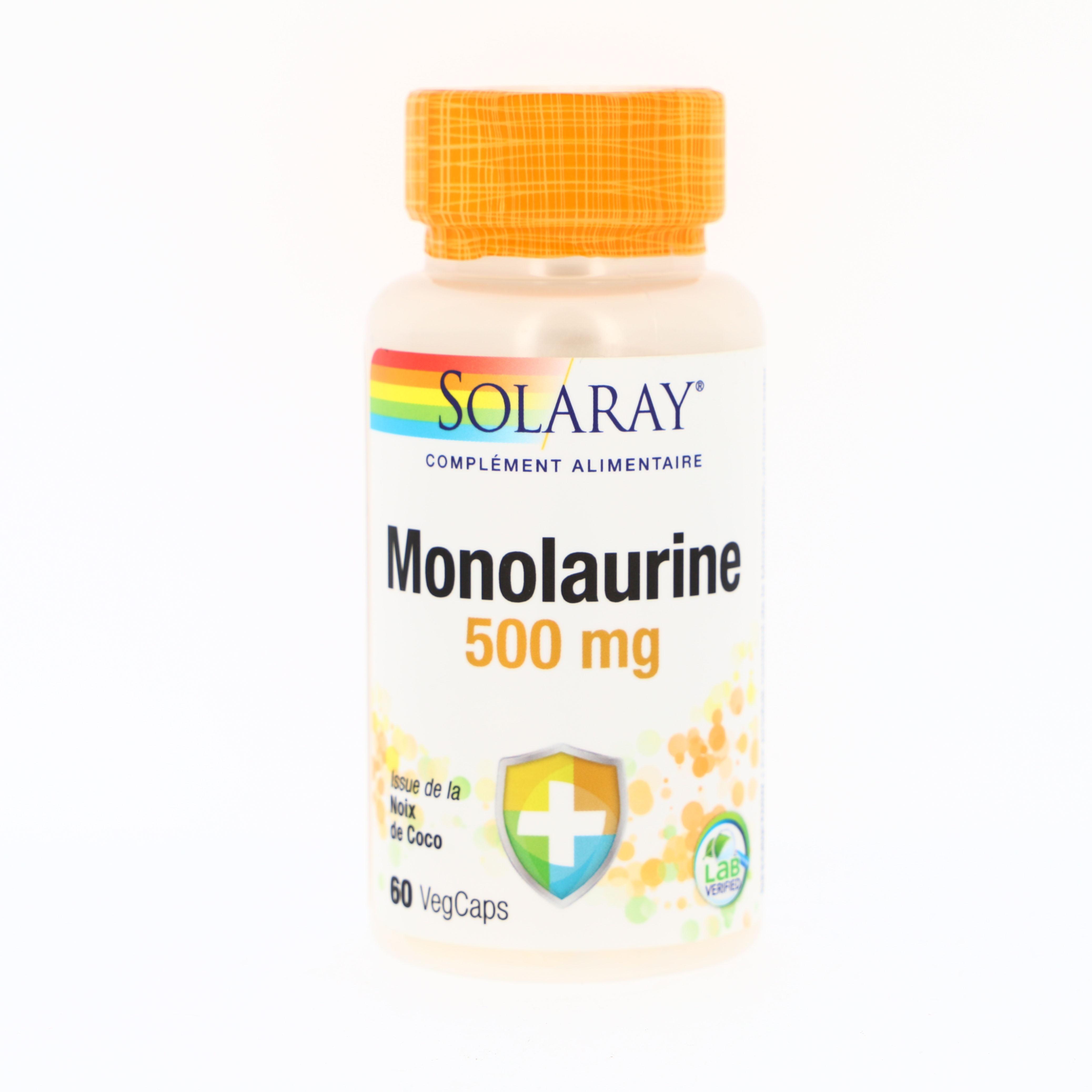 Monolaurine - 60 Capsules végétales 500mg