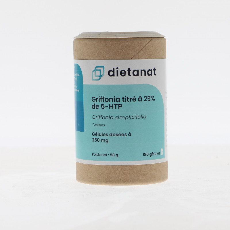 Griffonia simplicifolia 5-HTP - 180 Gélules de plantes 500mg