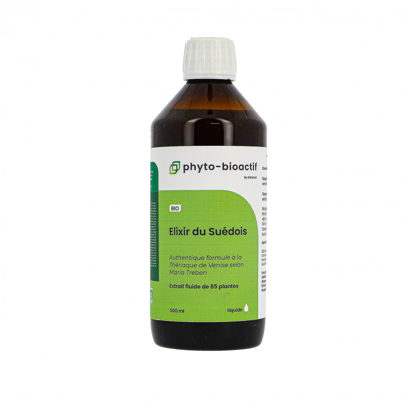 Elixir du Suédois bio - 500ml Extrait de plantes fraiches bio