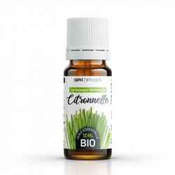 Citronnelle de Ceylan bio - 10ml Huile essentielle chémotypée bio