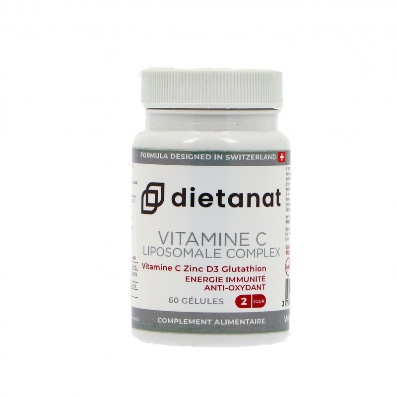 Vitamine C liposomal complex Zinc D3 Glutathion