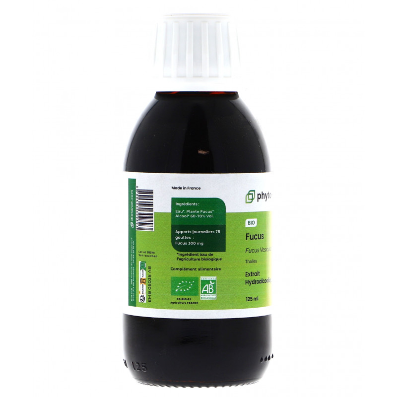 Fucus Vesiculosus bio - 125ml Teinture mère bio