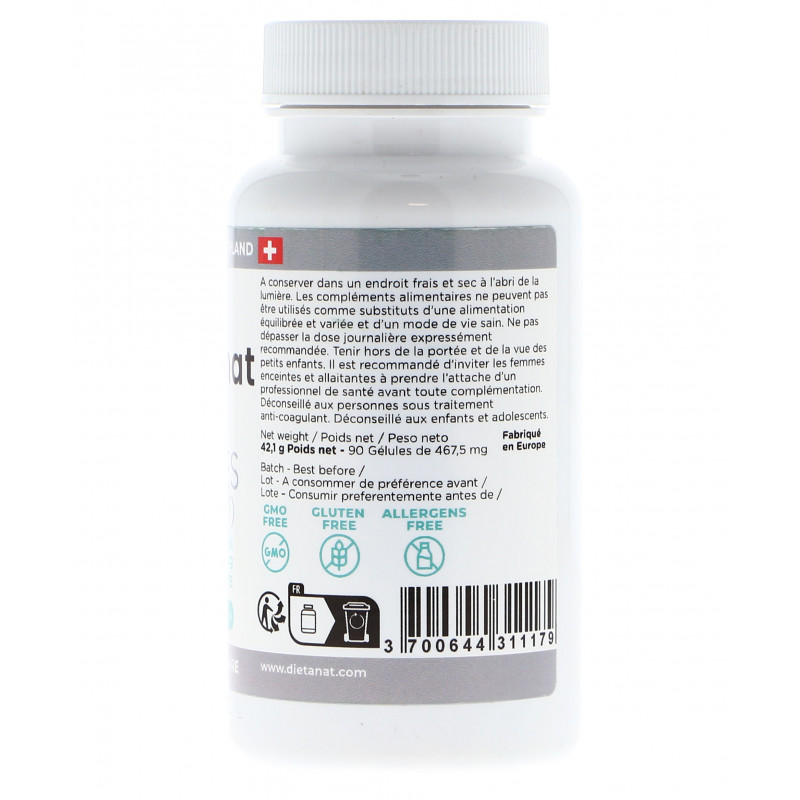Vitamine D3 + K2 (MK7) 90...