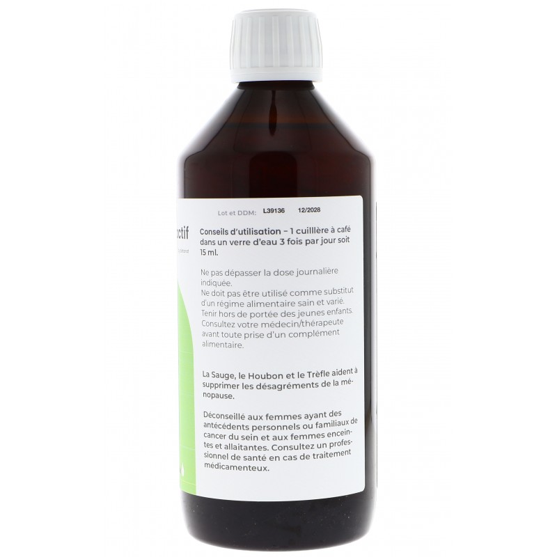 Complexe Ménopause - 500ml Extrait de plantes fraiches et bourgeons bio