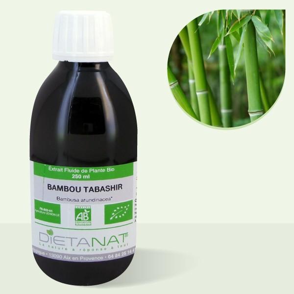 Bambou Tabashir bio - 250ml Extrait de plantes fraiches