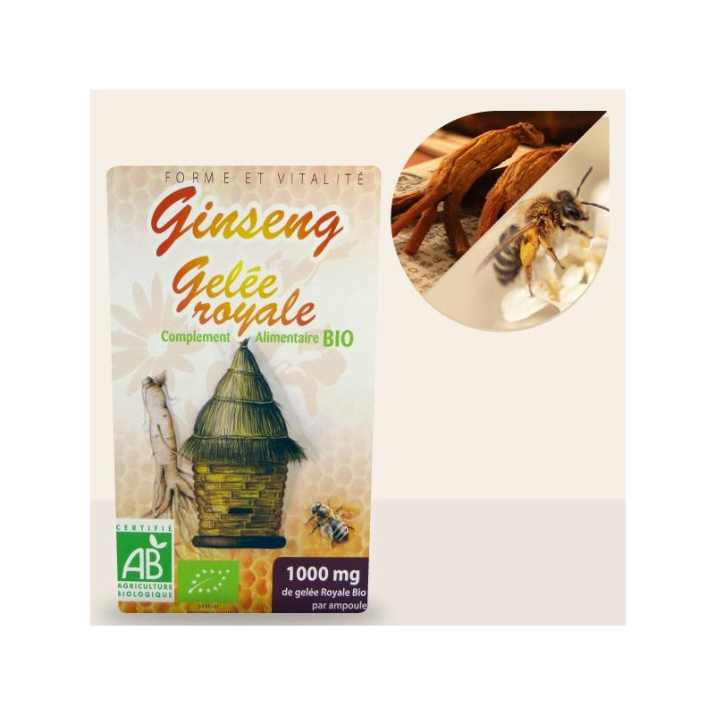 Ginseng et Gelée Royale bio...