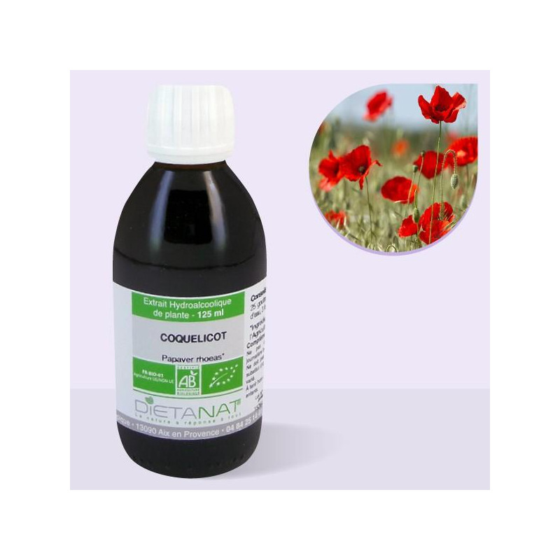 Coquelicot bio - 125ml...