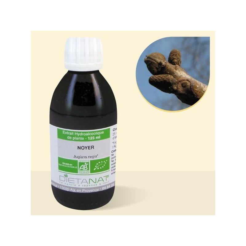 Noyer bio - 125ml Teinture mère bio
