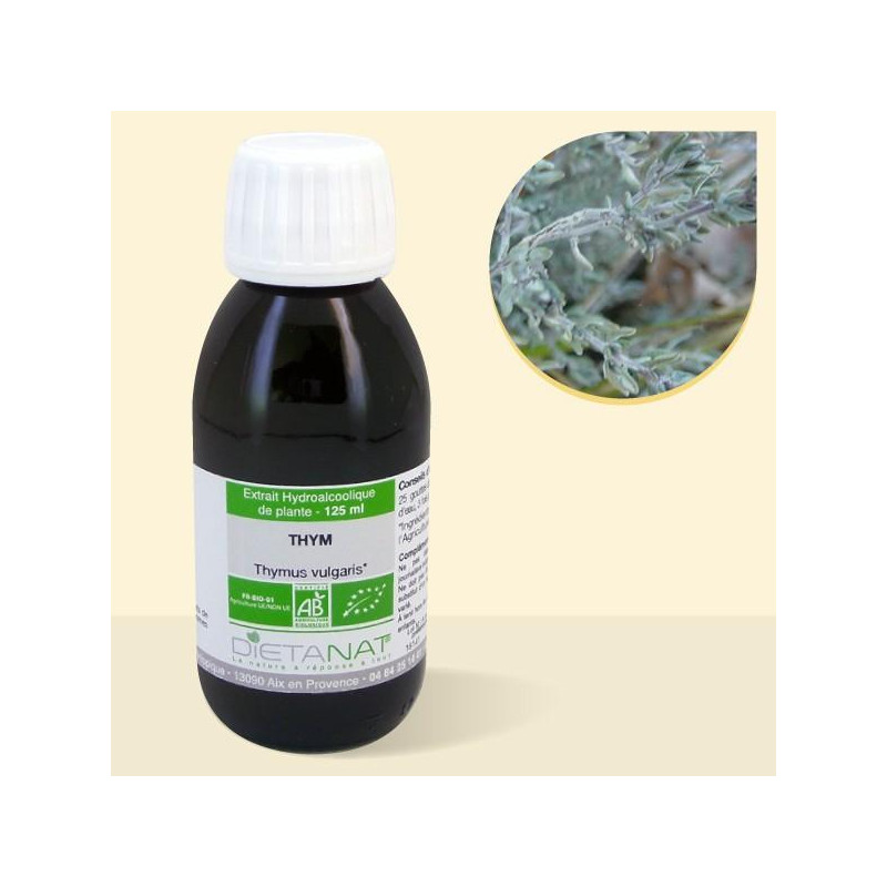 Thym vulgaire bio - 125ml...