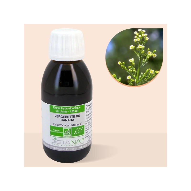Vergerette du Canada bio - 125 ml Teinture mère bio