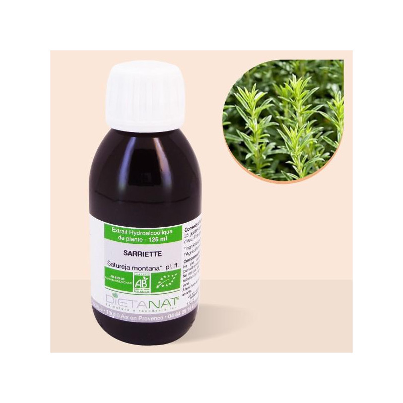 Sarriette des montagnes bio - 125 ml Teinture mère bio