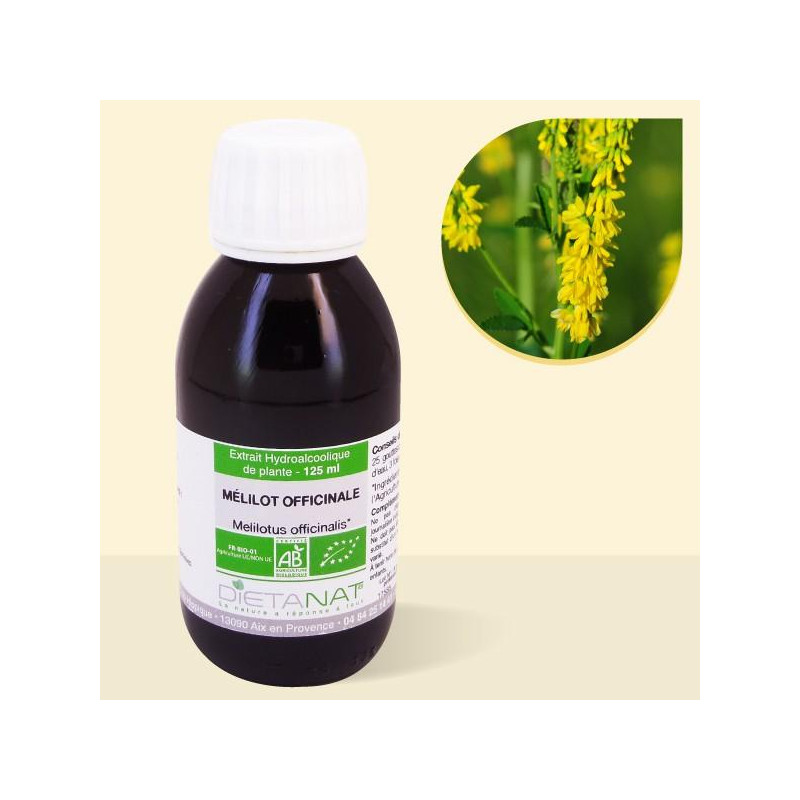 Mélilot bio - 125 ml Teinture mère bio