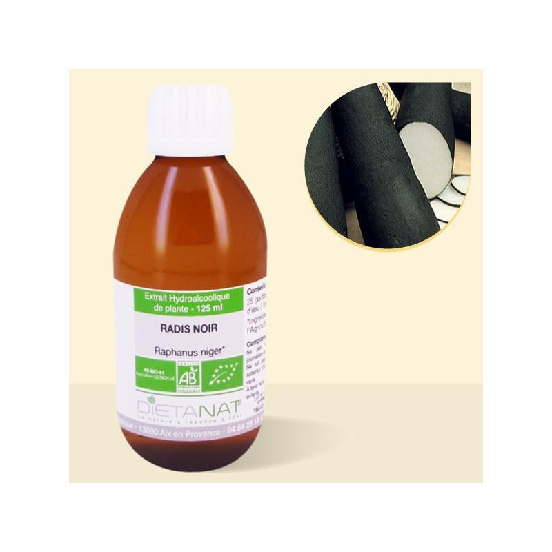 Radis noir bio - 125ml...