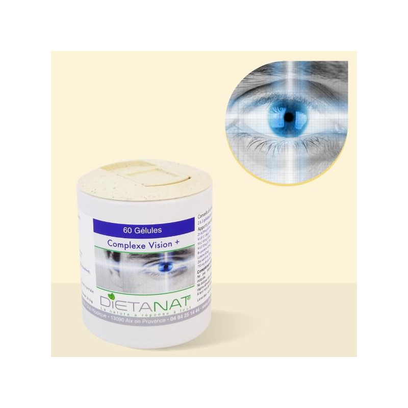 Complexe Vision + - 60 gélules végétales 425mg